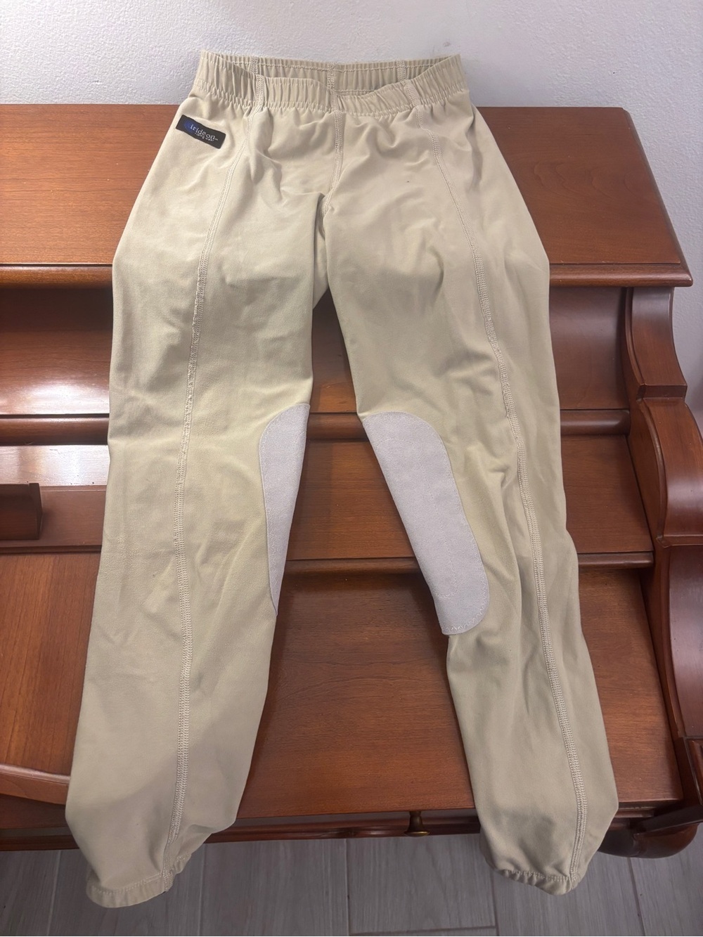 Irideon Cadence Youth Knee Patch Breeches Tan - Size Youth Large